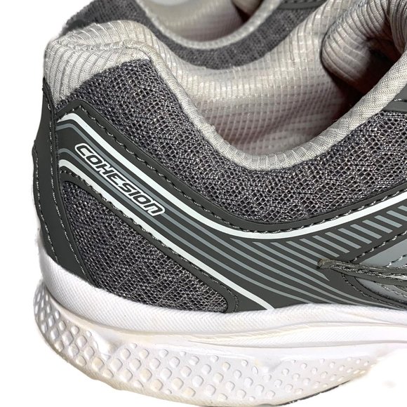 Saucony Gray Cohesion Running Shoes Size 8 - Picture 3 of 11